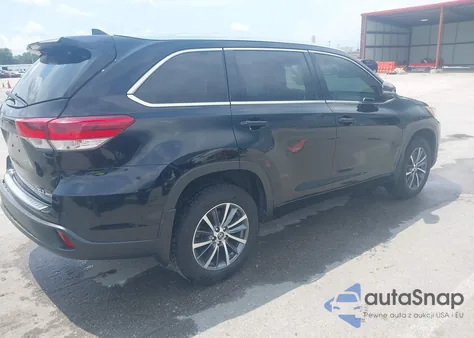 2018 Toyota Highlander Xle from USA, damaged, VIN 5TDJZRFH3JS829767